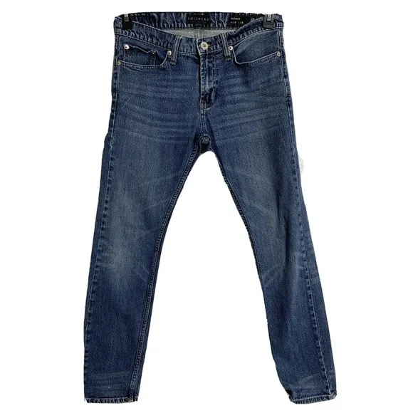 Bullhead Jeans Men’s 28 x 30 Skinny Slim Fit Stretch Med Blue Wash Denim Pants