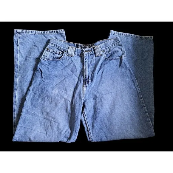 Vintage Bullhead Jeans Mens 32x32 90s Skater Baggy Wide Leg‎ Denim Straight Y2K