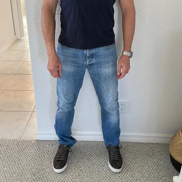 Men’s Burberry Brit Vintage Slim Jeans, Size 30 R