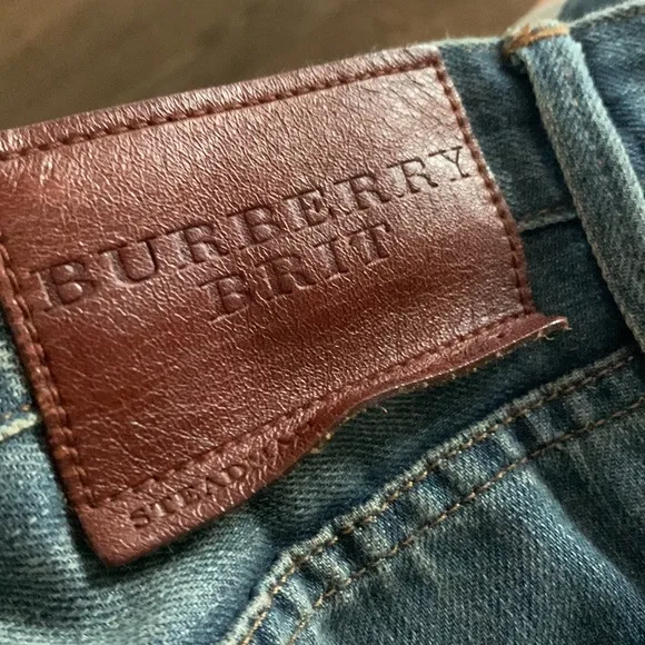 BURBERRY BRIT vintage vibe jeans.  Ultra soft and well worn in.