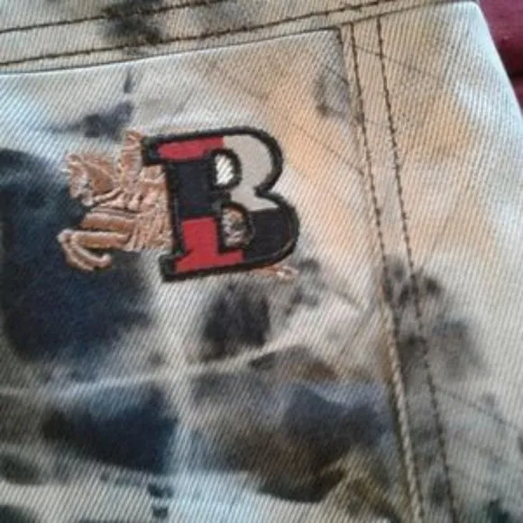 Burberry Denim Mens Jeans, Size 33 waist, 34 length. Black and White