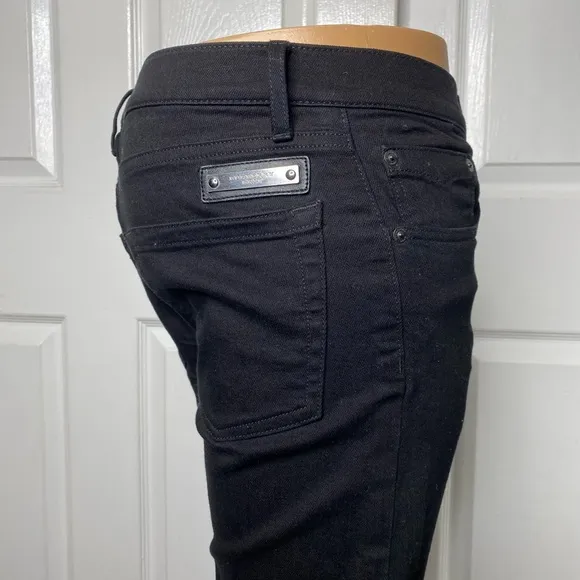 Burberry Brit  Steadmen Faded Denim Jeans Skinny Men’s Size 28X29 Black EUC
