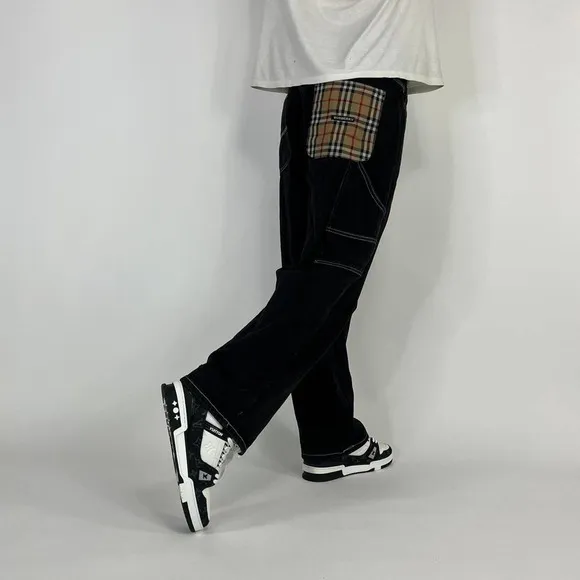 Vintage 1990s Burberry London Designer Carpenter Jeans