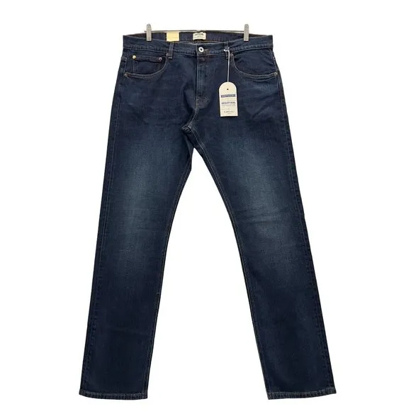 NEW C.O.F. STUDIO Mens M1 Slim True Worn Wash Blue Jeans Size 38 NWT 0042
          
      NWT