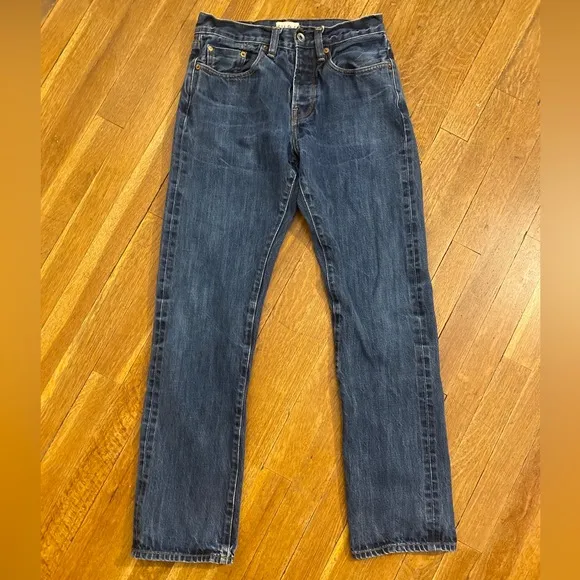 C.O.F. Studio M2 Regular Classic Selvedge Denim Jeans Mens 27”x29” Cotton Tag 29