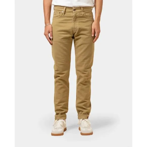 NEW C.O.F. STUDIO men's m7 tapered moleskin jeans in camel
              
      NWT