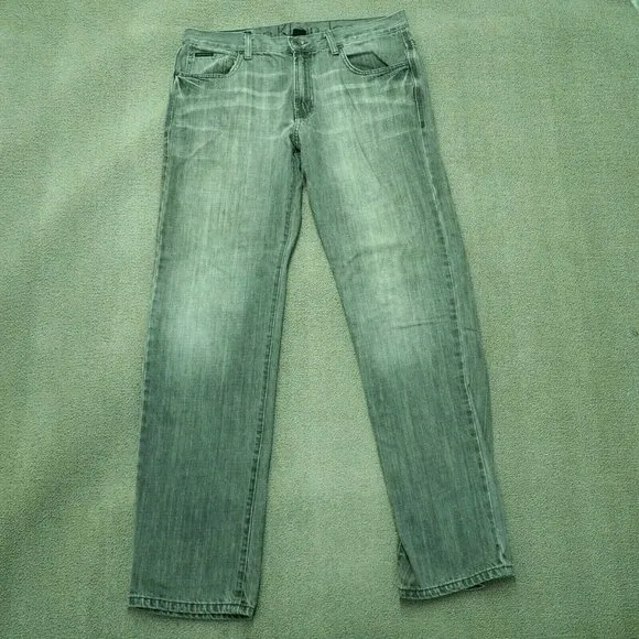 Calvin Klein Jeans Men's Size 34 X 32  Grey Straight Leg Cotton