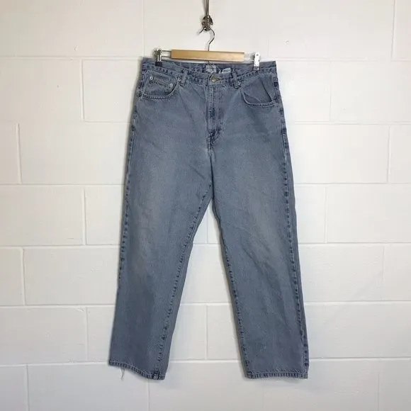 Calvin Klein Mens Classic Fit Jeans Double Stone Light Wash Size 34 Actual 32x29
