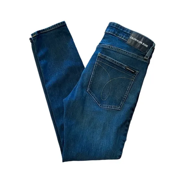 Calvin Klein Mens Skinny Moulant Denim Jeans Size 32/30