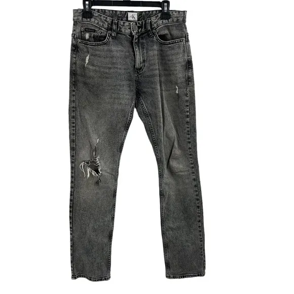 CK Calvin Klein Jeans Washed Black Slim Fit 30x32