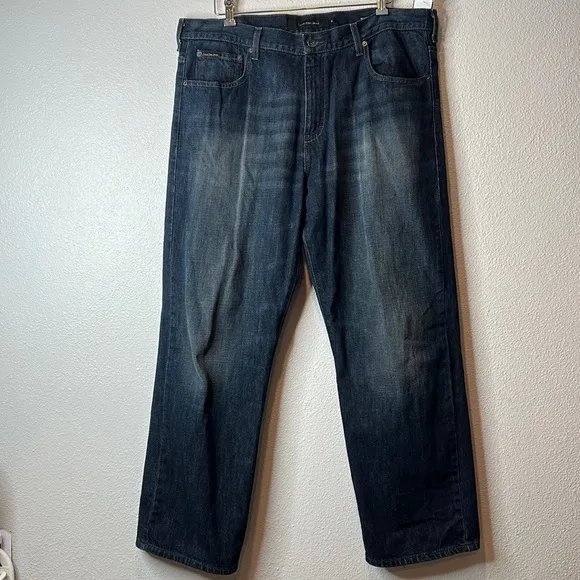Calvin Klein Relaxed Straight Jeans Mens 40