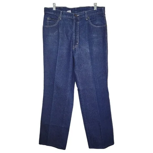Calvin Klein Mens deep blue wash 100% cotton Vintage jeans 34x36* ON TAG