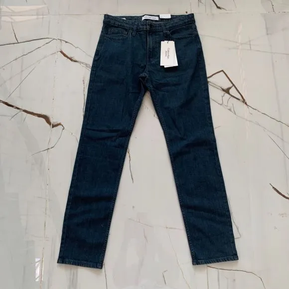 Calvin Klein Jeans Men's 31x32 Slim Fit Blue Casual Pants Denim Comfort  NEW
          
      NWT