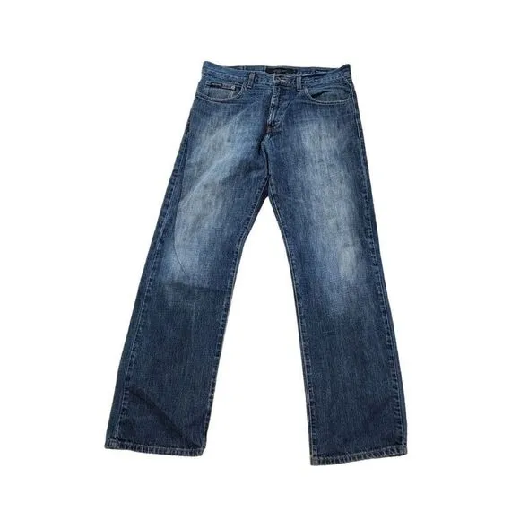 Calvin Klein Relaxed Straight Jeans Size 34x32