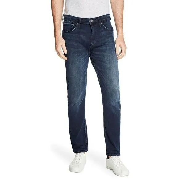 Calvin Klein Hombre 40ZB702-800 Jeans Mens Size 38x30 Blue Cotton Slim-Fit MKL66
          
      NWT