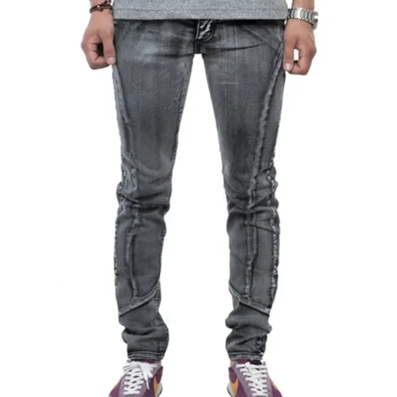 Cheap Monday Narrow Sport Black Acid Washed Skinny