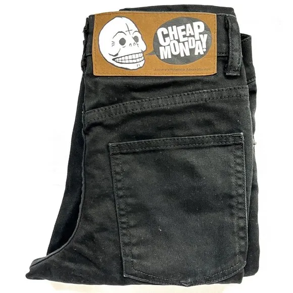 Nordstrom’s Cheap Monday High Rise Black Skinny Jeans 25x34