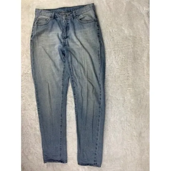 Cheap Monday Size 30x32 Mens Jeans Light Wash Tapered Leg (Actual Inseam is 30)