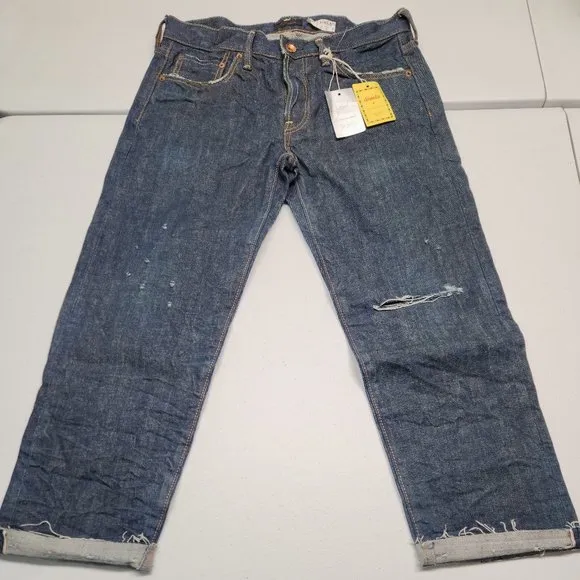 NEW Men's Chimala Blue Denim Japanese Selvedge Jeans size 27x26
          
      Boutique
