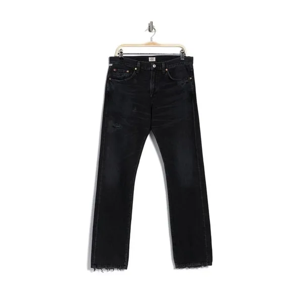 NEW NWT SZ 30 CITIZENS OF HUMANITY Man Men Black Core' Slim Fit Straight Jeans
          
      NWT