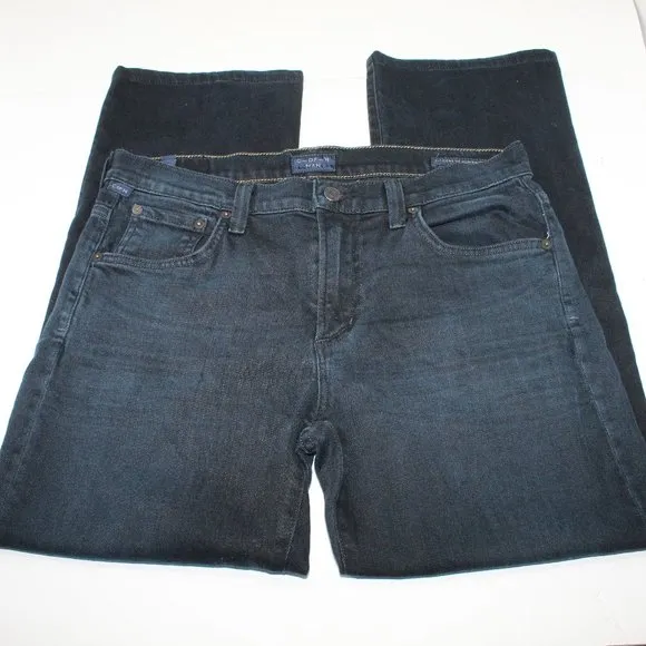 C of H Citizens of Humanity Sid Mens 30x26 Dark Blue 5-Pocket Straight Leg Jeans