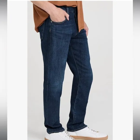 NWT Citizens of Humanity Men's Sid Regular Straight Jeans Albertine Wash Size 46
          
      NWT