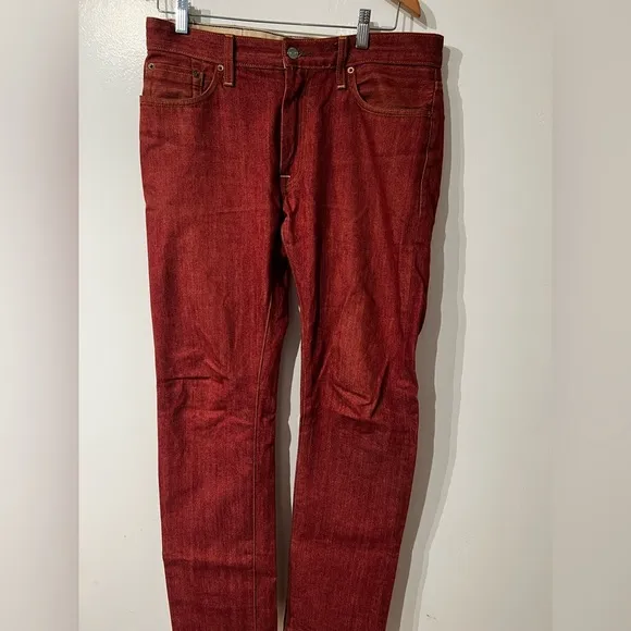 Raw Japanese denim made by Civilianaire in Los Angeles.