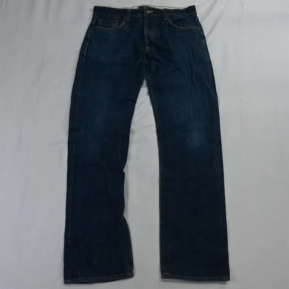 Civilianaire 31 x 32 Regular Straight Dark Japanese Selvedge Denim Jeans
