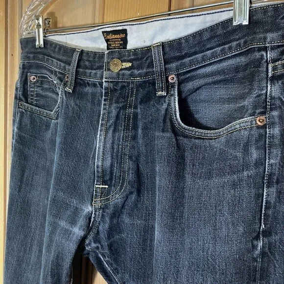 Civilianaire Mens Super Slim Japanese Selvedge Jean Jeans Size 32x33 Blue RARE