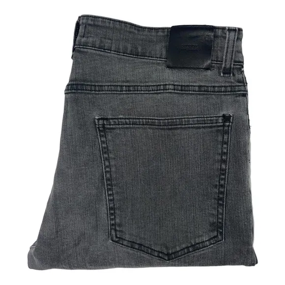 Closed Unity Slim Fit Gray Wash Jeans Made In Italy Size Mens 36x33 Excellent