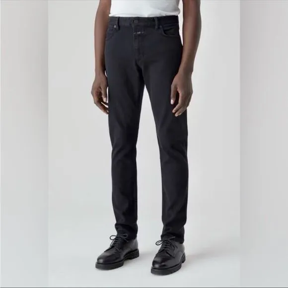 CLOSED Made In Italy Men’s Black Utility Slim Jeans Size 34