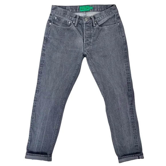 Men's Club Monaco Selvedge Button Jeans 30x30 Grey