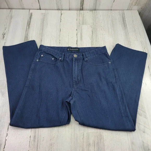 Combatant Gentlemen Relaxed Straight Jeans Mens Size 30x30 Dark Wash Blue Denim