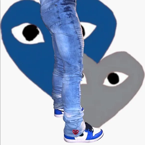 COMME Des Garçon Stacked Jeans!