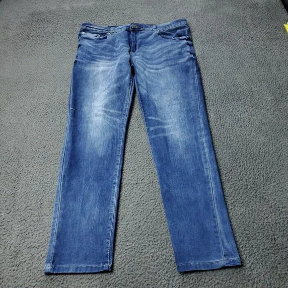 Compant 81 Stretch Jegging Thin Jeans Cotton Blue Mens Size 38x31