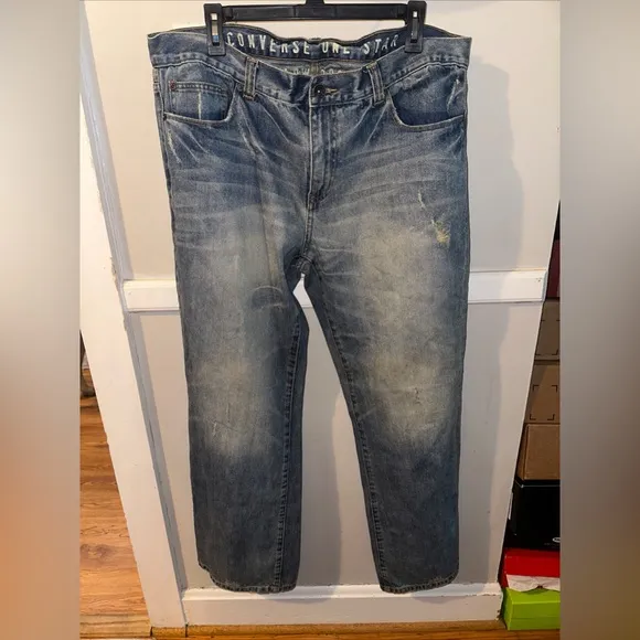 Mens Converse one star low boot jeans  38x30