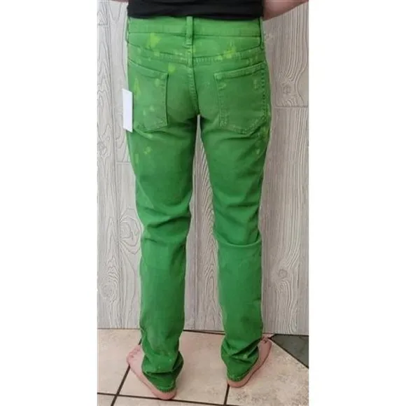 NWT Cotton Citizen 31 Splash Straight Fit Jeans Green 92957
          
      NWT
