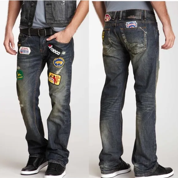 Cult of Individuality Hagen Relaxed Jean Patchwork
          
      NWT