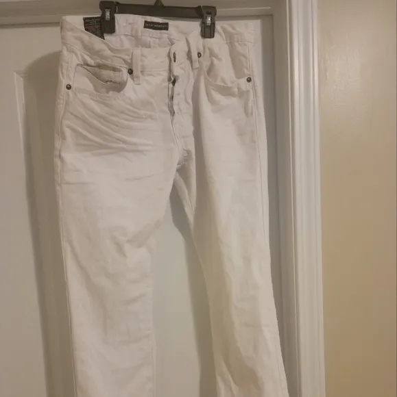 Mens White Jeans 34x34