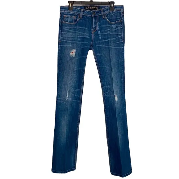 Cult of Individuality Men's Slightly Distressed Medium Wash Jeans size 31