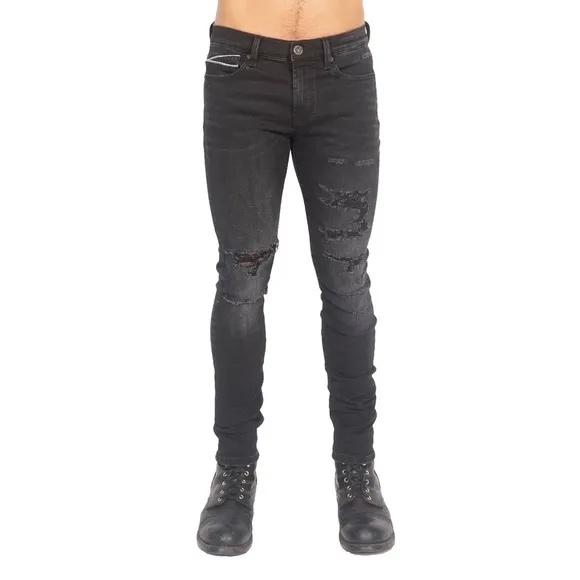 Punk Men's Ripped Super Skinny Jeans
CULT OF INDIVIDUALITY