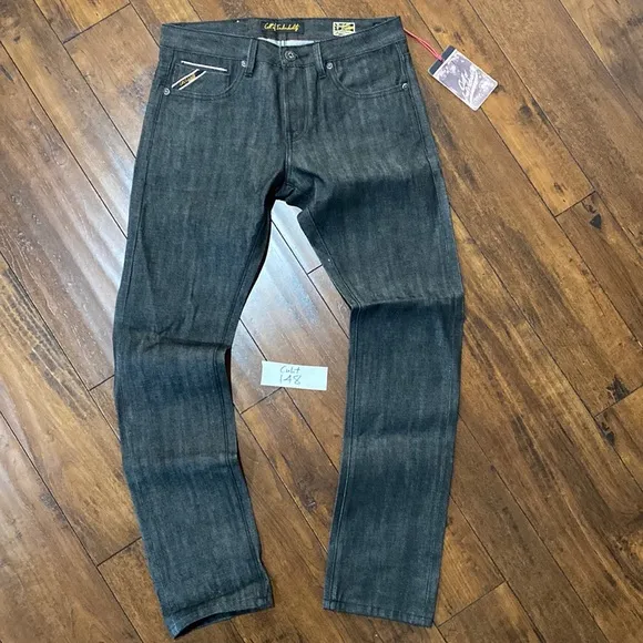 NWT Cult of Individuality Sample Rocker Slim Fit Raw Selvedge Denim Jeans #C148
          
      NWT