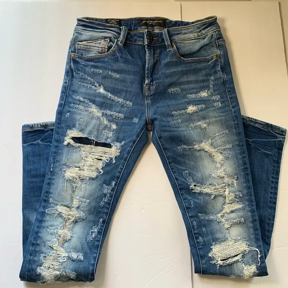 CULT OF INDIVIDUALITY PUNK SUPER SKINNY MENS JEANS😍