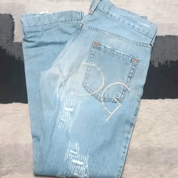 DOLCE & GABBANA Men's Designer Denim Jeans Size: 48. (32-33 USA)