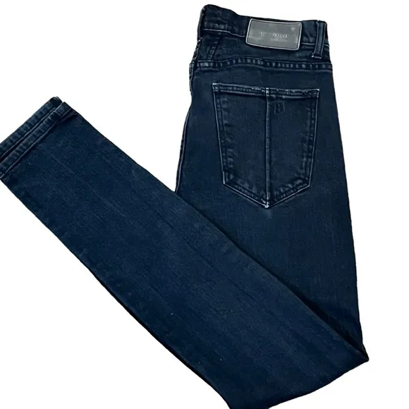 DANIEL PATRICK jeans black skinny distressed size 31