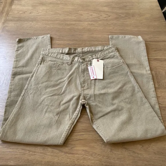 NWT Dearborn Denim Tailored Fit Khaki 5 Pocket Jeans, size 34x33,
          
      NWT