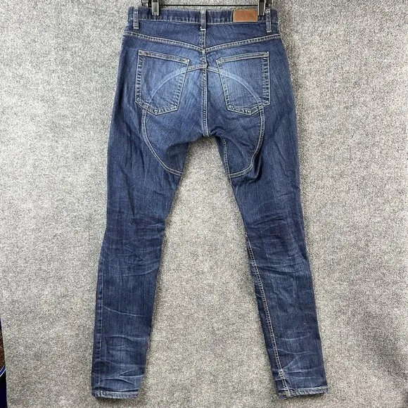 Dearborn Denim Jeans Adult 32 Skinny Stretch Tapered Leg Chicago USA Mens 32x35