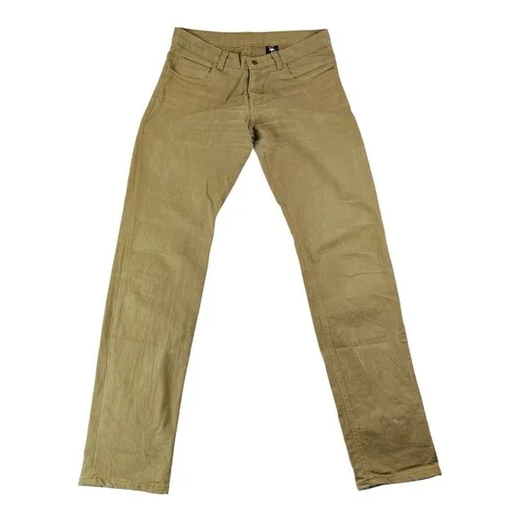 Dearborn Denim Khaki 5 Pocket Cotton Spandex Made in USA Jeans Mens Size 33X36