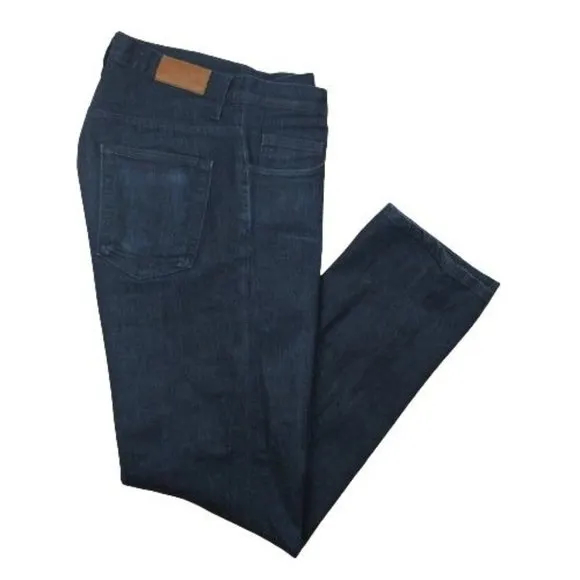 Dearborn Denim Mens 31x30 Blue Dark Wash Straight Leg Stretch Jeans USA Made