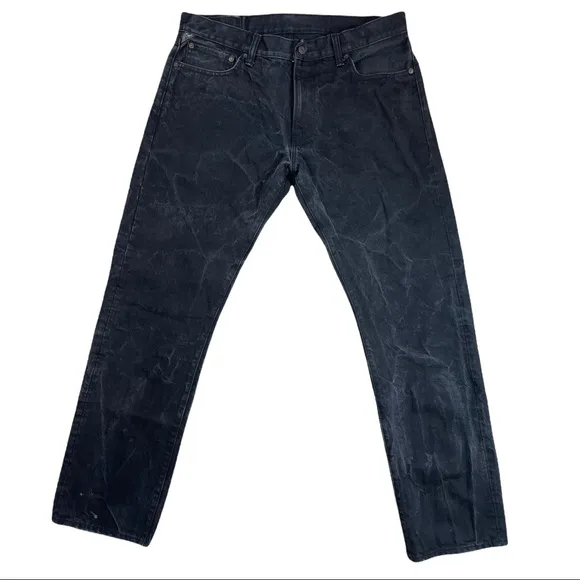 Ralph Lauren Denim & Supply Black Mens Jeans Size 36 - Straight Leg 100% Cotton